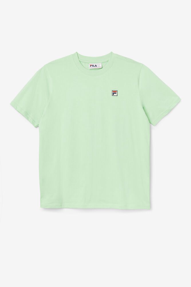 Fila T-Shirt Quartz Mens Green - India YPF-836051